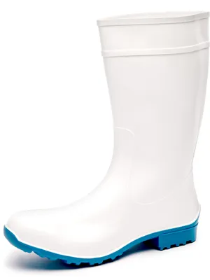 Produktbild von Ladeheid Damen Gummistiefel LA-967 (Weiß/Blau, 42 EU)