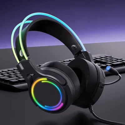 Image de S506 Casque filaire Gaming Micro-casque lumineux