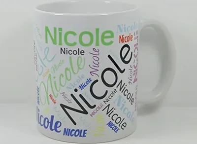 Produktbild von Graffdesign - Namenstasse - zum selbst gestalten - individuell - personalisierbar - Dein Wunschname - Bunt - G-NT-18
