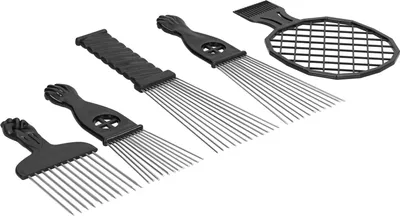 Immagine prodotto di Pettine afro, pettine a plettro per capelli, pettine a plettro afro, pettine a torsione, pettine a torsione afro, pettine per lo styling dei capelli
