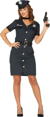 Produktbild von y Polizistin Kostüm für Damen, Größe:L