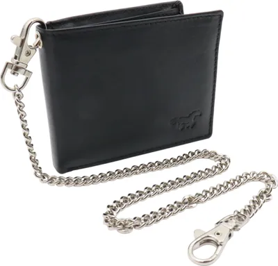 Produktbild von Herrengeldbörse - Kompakt - Geldbörsenkette - Kettenbrieftasche – Schwarz