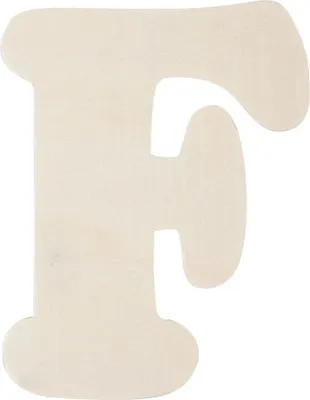 Image de Lettre F en bois 11 cm