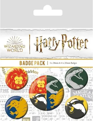 Produktbild von Set odznaků Harry Potter (koleje)