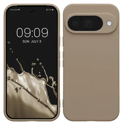 Produktbild von kwmobile Handyhülle für Google Pixel 10 Hülle - weiches Handy Silikon Case - Schutzhülle Cover - Creme matt