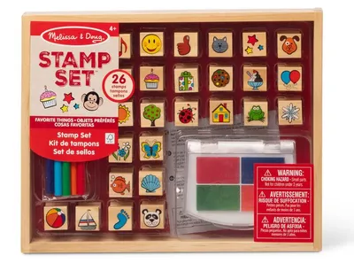 Produktbild von Melissa & Doug Aus Holz Stempel Lieblingsmotive 26 Stück