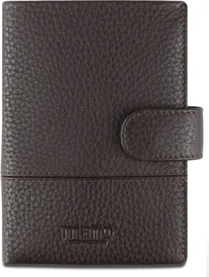 Produktbild von mano Leder Geldbörse Don Tommas Coin Wallet with Flap Brown braun