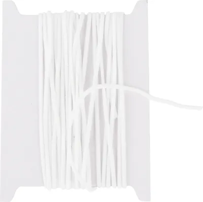 Produktbild von VBS Elastikband, 4 m, 2,5 mm breit Weiß