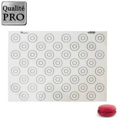 Immagine prodotto di BACKMAT Tappetino per pasticceria in silicone per amaretti Tappetino per rotolamento 40x30 cm