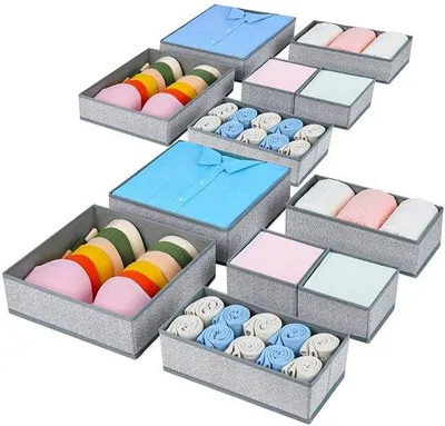 Image de Système de rangement pour tiroirs - multifonctionnel - lot de 12 - durable