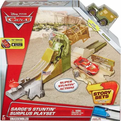 Zdjęcie produktu dla Zestaw do zabawy Disney Pixar Cars Sarge's Stuntin' Surplus DJD90