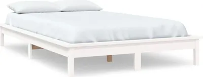 Obrázek produktu pro vidaXL Postel z masivu bílá 120x200 cm Borovice