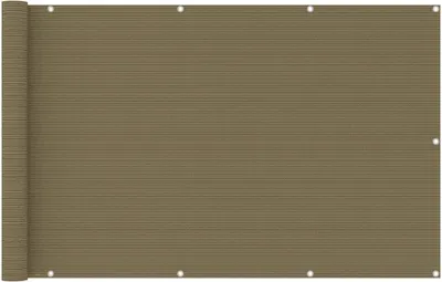 Produktbild von Möbel Balkon-Sichtschutz Taupe 120x400 cm HDPE - Sonnensegel 310965