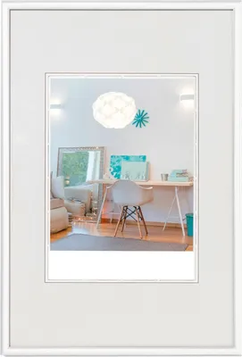 Produktbild von Walther Design Bilderrahmen New Lifestyle 40x60 cm Weiß
