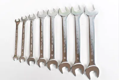 Productafbeelding van SALTUS Dubbele ringsleutels, set van 8 stuks. Ringsleutels, 6-22 mm