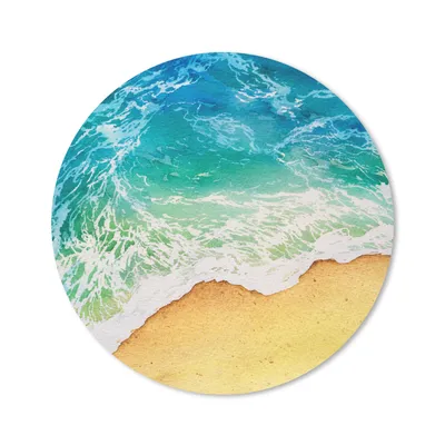 Produktbild von MuchoWow® Mauspad Mousepad Strand - Meer - Golf 30x30 cm - Mousepads - Maus Mat - Pad - Mausunterlage - Tischunterlage - Schreibtischmatten