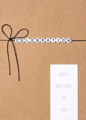 Produktbild von Räder Buchstabenperlenkarte Celebration