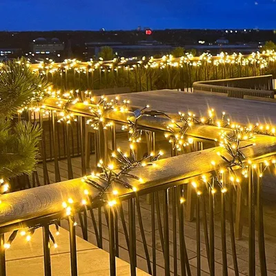 Produktbild von Sirius Top-Line Energy System Lichterkette Cluster Start-Set 200 LED warmweiß außen 3 m schwarz