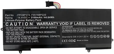 Image de CoreParts MBXFU-BA0030 Batterie de rechange pour ordinateur portable (MBXFU-BA0030)
