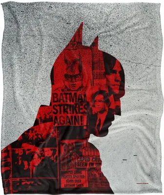 Image de The Batman - Couverture "Strikes Again" TV19398 (Taille unique) (Coloré)