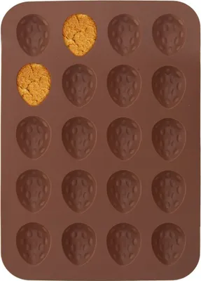 Produktbild von Orion Silikonbackform / Backform NÜSSE für Kekse Pralinen 20 Stück