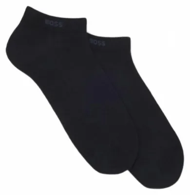 Produktbild von BOSS Socken 2er-Pack AS uni CC Blau knöchellang sportlich Baumwollmischung