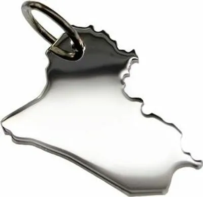 Produktbild von Irak Anhänger in massiv 925 Silber