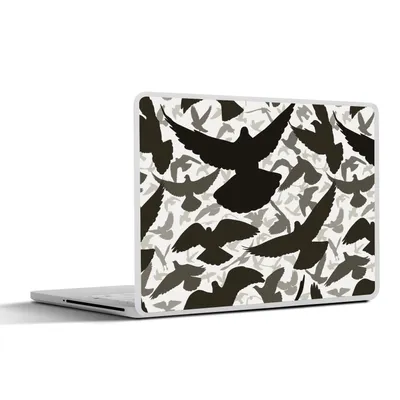 Produktbild von MuchoWow® Laptop Aufkleber Sticker Cover Taube - Fliegen - Vögel 30x22 cm - Laptop-Sticker