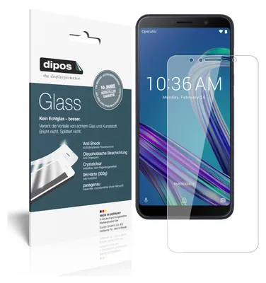 Produktbild von 2x Schutzfolie für Asus ZenFone Max M1 (ZB556KL) - Anti-Shock 9H Folie Glass