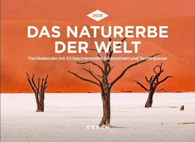 Produktbild von Das Naturerbe der Welt - KUNTH Tischkalender 2025