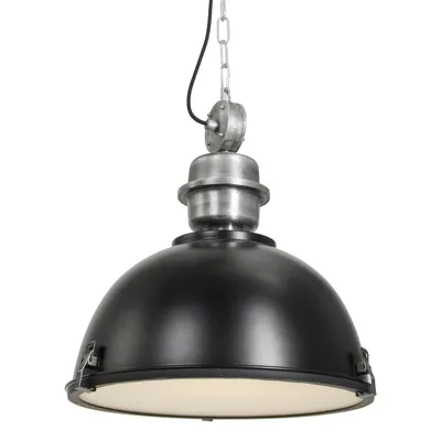 Immagine prodotto di Steinhauer - lampada a sospensione - Bikkel - nero - vetro metallo - Ø 42cm - E27 - 7586ZW