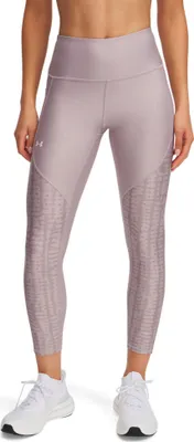 Productafbeelding van Under Armour Tech Print Panel 7/8 leggings, paars, dames, maat S