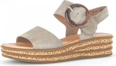 Produktbild von Gabor 64.550 Damen Sandalette - Riemchen Sandalen grün Elegant NEU