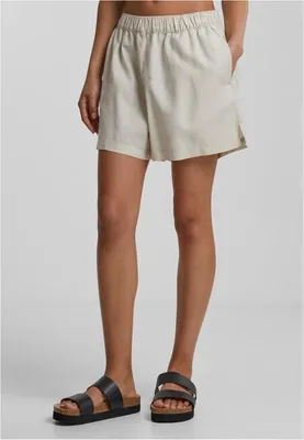 Produktbild von Urban Classics Linen Mixed Boxer Kurze Hose Beige L Damen Beige L