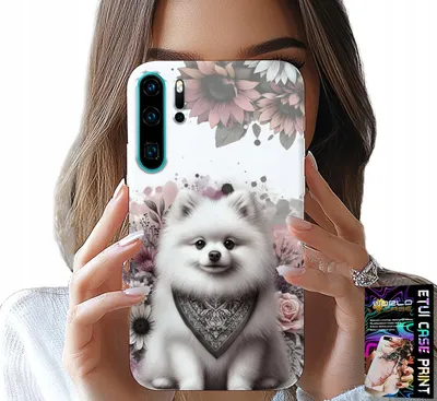 Produktbild von Etui Für Huawei P30 Pro - Pomeranian, Zwergspitz, Hunderassen