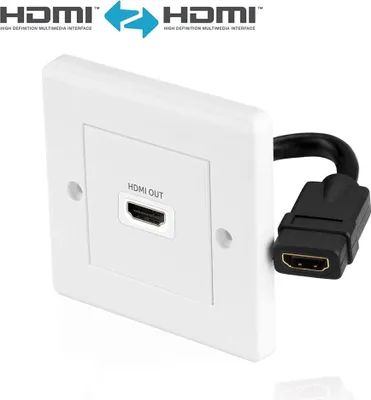 Image de Helos 302093 Prise de raccordement HDMI A femelle 0,1m pour applications AV