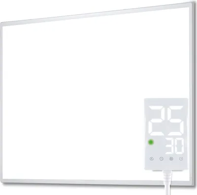 Produktbild von Heidenfeld Infrarotheizung HF-HP100-3 | Bis 10 m² - Heizkörper - Flachheizung - Heizpaneel - Infrarot - Heizung - Wandhalterung (400 Watt)