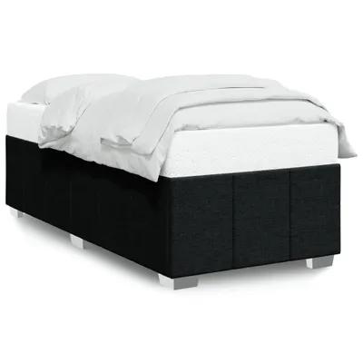 Produktbild von vidaXL Bettgestell ohne Matratze Schwarz 80x200 cm Stoff
