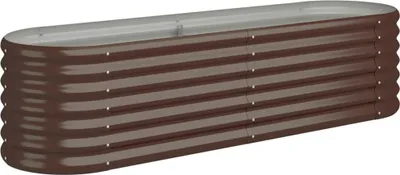 Zdjęcie produktu dla Podwyższone łóżko Stal malowana proszkowo 152x40x36 cm Brązowy