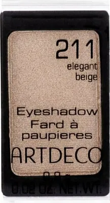 Produktbild von ARTDECO 3.211, TALC, MICA, ALUMINUM STARCH OCTENYLSUCCINATE, LAUROYL LYSINE, CETYL ACETATE, ISOPROPYL LANOLATE,..., Togli il coperchio trasparente dall'ombretto e posizionalo, se lo desideri, nel Beauty Box...
