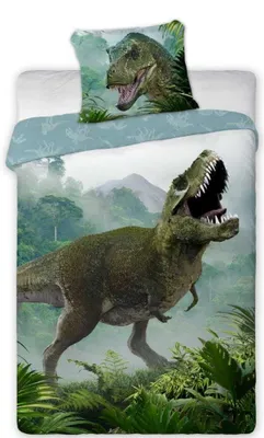 Zdjęcie produktu dla Pościel Młodzieżowa 140x200 Trex Dinozaur