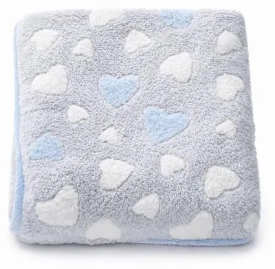 Obrázek produktu pro Dětská deka New Baby 80x90 heart blue