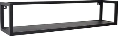 Produktbild von LOFT42 Vegas Wandregal - schwarz- 90x20x20
