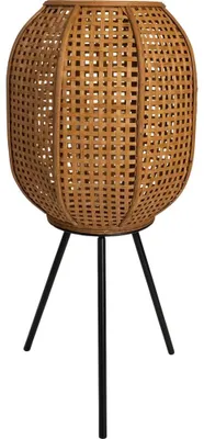 Produktbild von Lesli Living - Laterne Macy - Braun - Ø32x66cm
