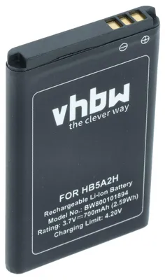 Produktbild von vhbw Akku kompatibel mit Huawei Router E5220, E5805, EC5805 3G ET5321S, E5200C, E5200W Handy Smartphone Telefon (1100 mAh, 3,7 V, Li-Ion)
