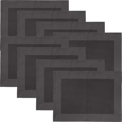 Produktbild von Erwin Müller Tischset Lissabon" 8er-Pack grau 33x45 cm"