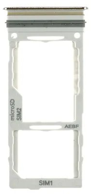 Produktbild von Samsung Galaxy A72 (SM-A725F) Sim Karten Halter Tray Fach (Awesome White), Weiß