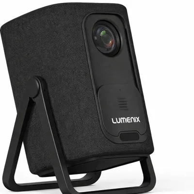 Imagen del producto de Mini proyector - 500 lúmenes ANSI - Full HD 1080p - Tecnología LED - Google TV - Cine en casa