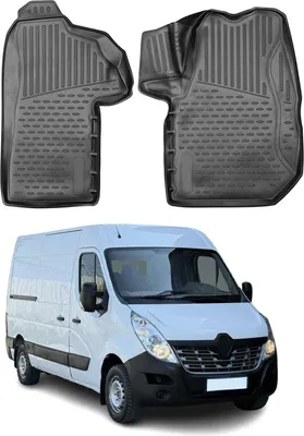 Obrázek produktu pro 2010-2021 Renault Master podlahové rohože TPE černé 2 ks