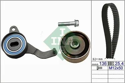Produktbild von INA 530 0047 10 Zahnriemensatz für OPEL Corsa B Schrägheck (S93)